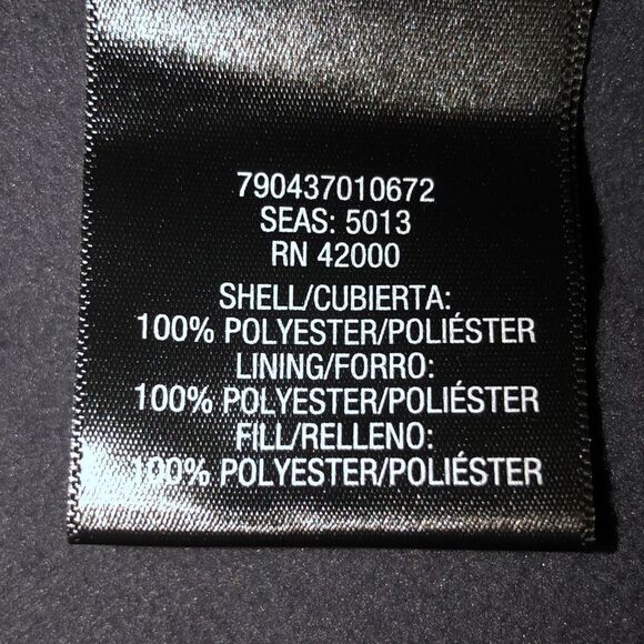 Athletech 1X White Fuchsia Pink Blue Plaid Full Zip Quilted Puffer Jacket - Picture 14 of 16